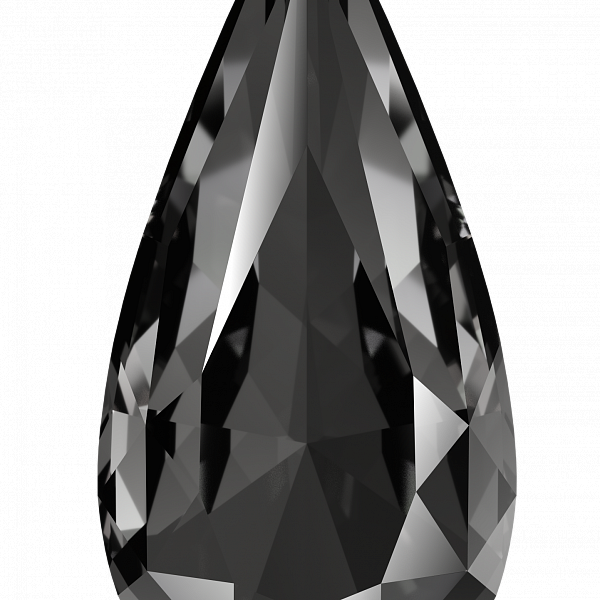 Кристаллы 4322 14x7 mm Crystal Silver Night