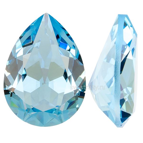 Кристаллы 4320 14x10 mm Aquamarine Ignite