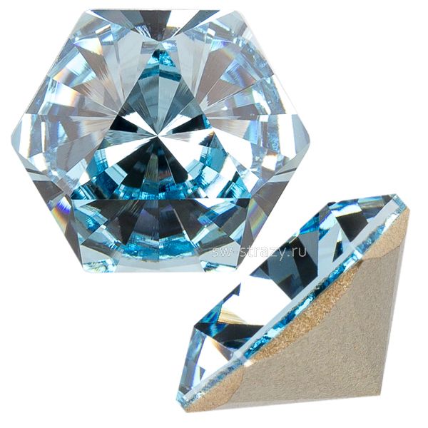 Кристаллы 4699 9.4x10,8 mm Aquamarine