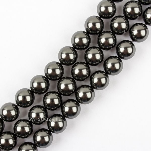 Жемчужины 5810 10 mm Crystal Black Pearl