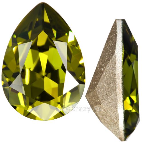 Кристаллы 4320 18x13 mm Olivine