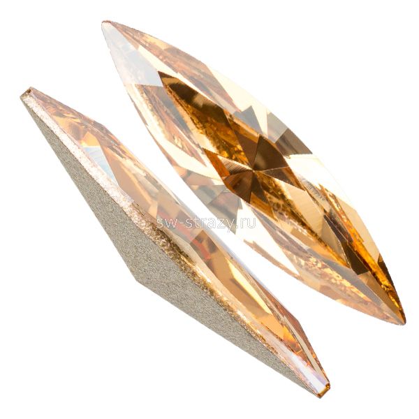 Кристаллы 4200 11x3mm Crystal Golden Shadow