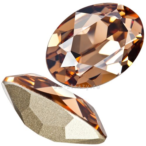 Кристаллы 4120 14x10 mm Light Smoked Topaz