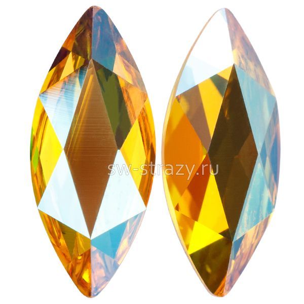 2201 14x6 mm Light Topaz Shimmer F