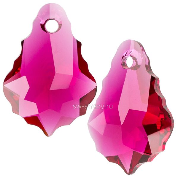 Кулоны 6090 16x11 mm Ruby