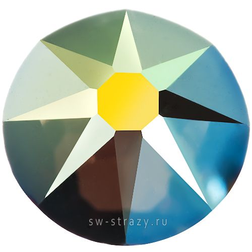 2058 ss 9 Crystal Iridescent Green F