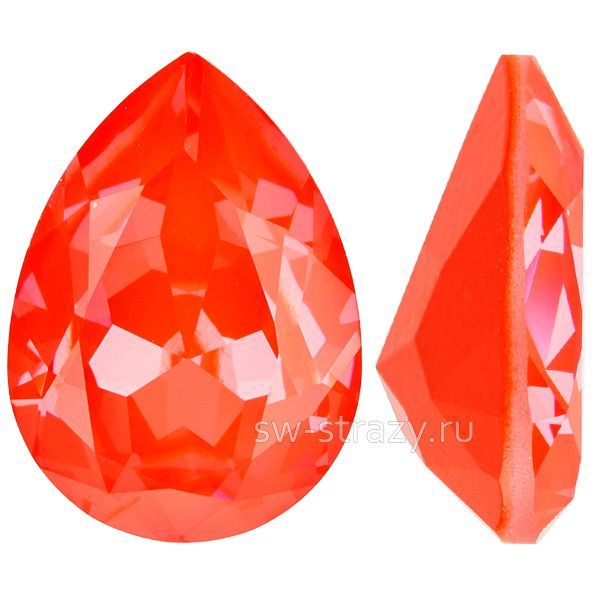 Кристаллы 4320 14x10 mm Crystal Orange Ignite