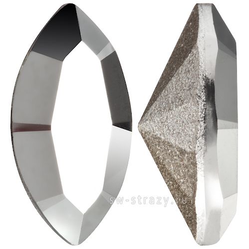 Кристаллы 4228 8x4 mm Crystal Light Chrome