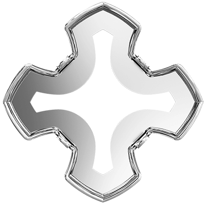 4784/S 14 mm 1PH20H Rhodium Plating