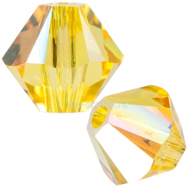 Бусины 5328 4 mm Light Topaz AB