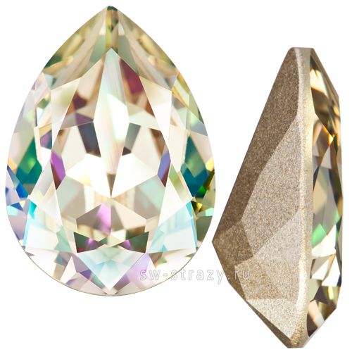 Кристаллы 4320 6x4 mm Crystal Luminous Green