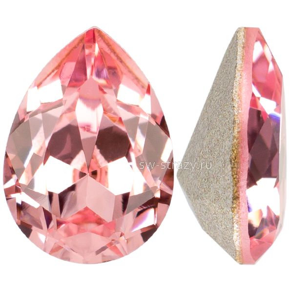 Кристаллы 4320 8x6 mm Light Rose